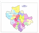 This is the map showing wayanad district 	