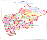 This is the map showing malapuram district	