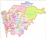 This is the map showing ernakulam district	