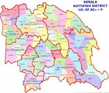 This is the map showing kottayam district	