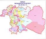 This is the map showing pathanamthitta district 	